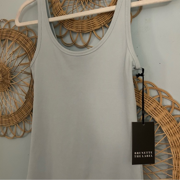 NWT Brunette The Label BTL BABY BLUE ROMPER S/M - Picture 3 of 5